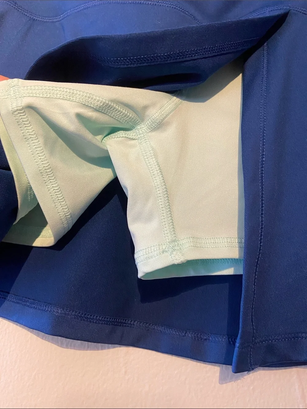 Members Mark Active Girl 10/12 never worn Blue Athletic Skort